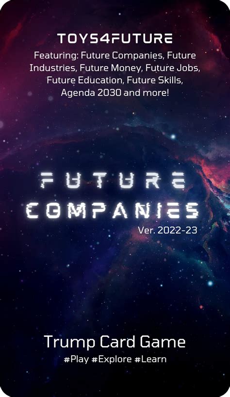 Buy Studyelp Future Companies Educational Playing Cards | Learn About ...