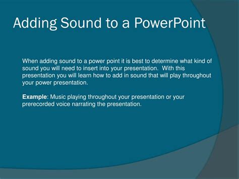 Image result for Adding Sound to PowerPoint