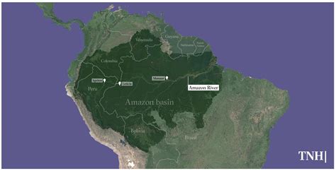 Amazon River Basin Map