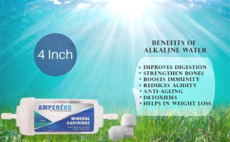 AMPEREUS RO Mineral Antioxidant Alkaline Cartridge Kit with Multi Stage ...