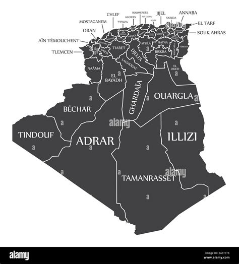 Map of provinces hi-res stock photography and images - Alamy