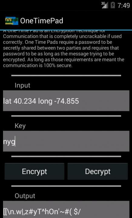 Rezultat imagine pentru One Time Pad Example