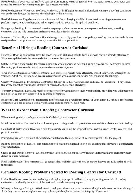 PPT - Choosing the Right Accessories for Your Roof with a Carlsbad ...