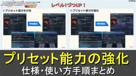 Image result for PSO2 Enhancing Preset Skills