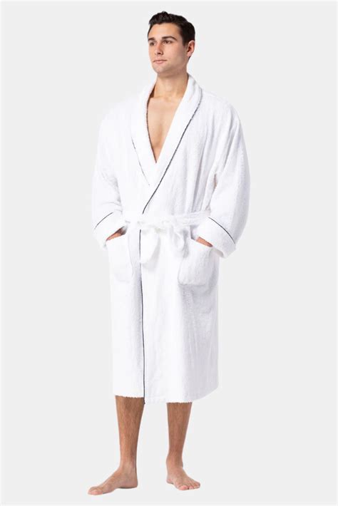 Men's Robes | Mens Terry Cloth Bathrobe | Spa Robe | Fishers Finery