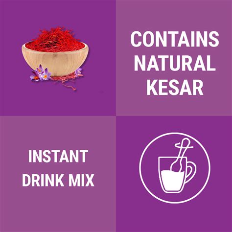 Brew Lab Natural & Flavorful Kesar Doodh No Sugar Powder | Relish The ...