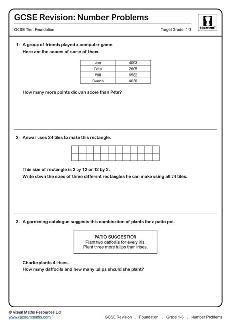 GCSE Math Numbers 的图像结果
