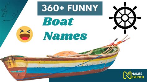 360+ Funny Boat Name Ideas With Meanings - Names Crunch