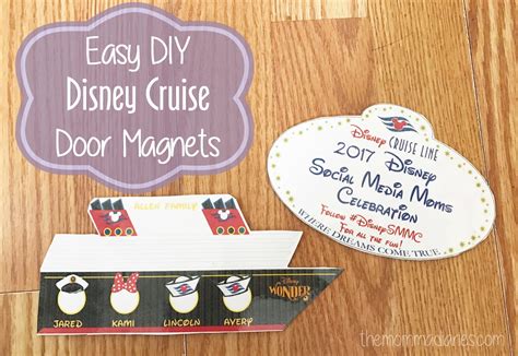 Easy DIY Disney Cruise Door Magnets - The Momma Diaries