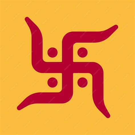 The swastika symbol swastik sacred symbol of hindus of divinity ...