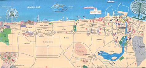 Dubai Map Dubai City Travel Guide A Fascinating Journey To Your ...