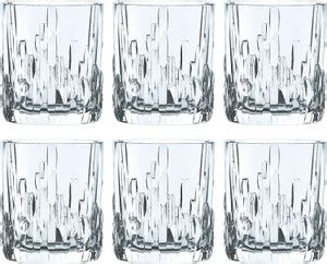 Nachtmann (Pack of 6) Shu FA Whisky Glasses/Whisky Tumblers Crystal ...
