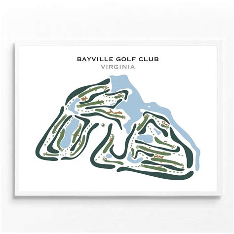 Bayville Golf Club, Virginia - Printed Golf Courses - Print / 16x20 ...