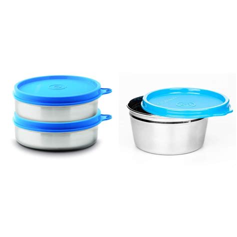 Buy Signoraware Mini Mate Container, Set of 2, 60 ml Each, Blue ...