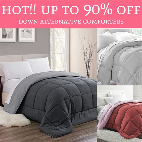HOT! Up To 90% Off Down Alternative Comforters - Deal Hunting Babe