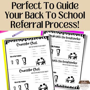 Self-Referral School Counseling Forms-- Free Resource for Tier 1 Support