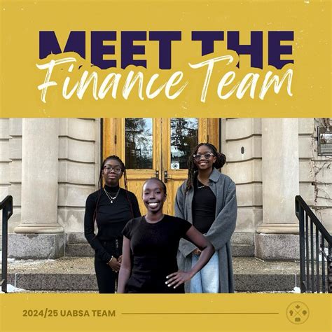 Black Students’ Association | Meet your UABSA 2024/24 Finance Team 🏦💵 ...