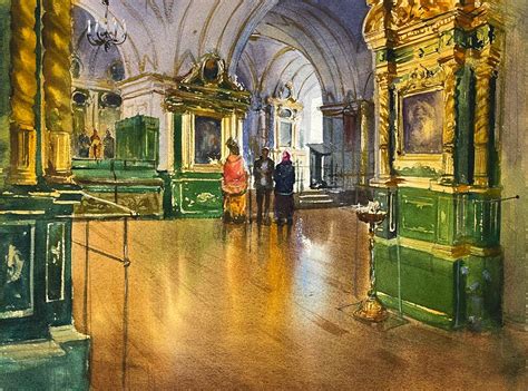 Russia church painting 1 | Thoughtline Design Studio