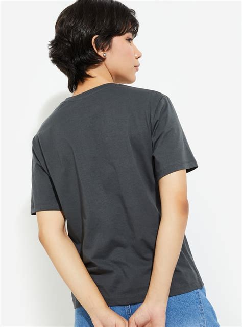 Buy URB_N Women Relaxed Fit Graphic Printed T-shirt Online at just Rs ...