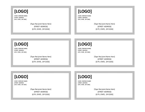 Image result for Mailing Label Example