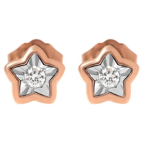 Bliss by Damiani 18k White Gold Diamond Stud Earrings For Sale at 1stDibs