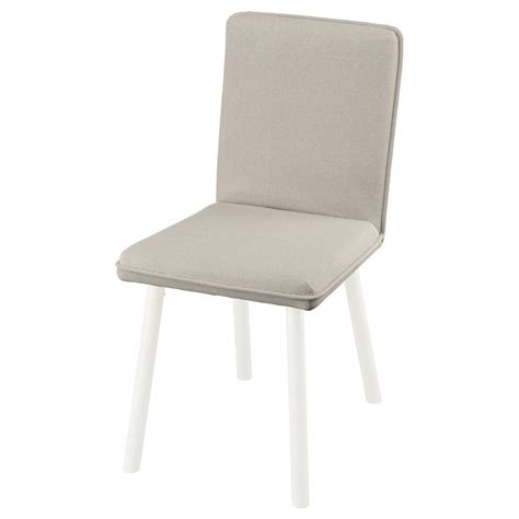 TONSTAD chair, Fridtuna light beige/off-white - IKEA