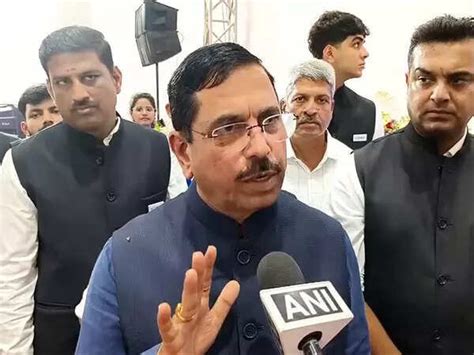 "Behaved most irresponsibly": Union Minister Pralhad Joshi on Bengaluru ...