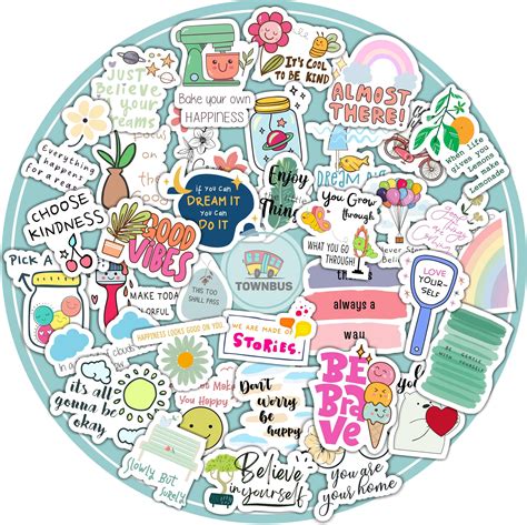 D2C Bible Quotes Faith-Based Inspirational Stickers Set – 72pc Opaque ...