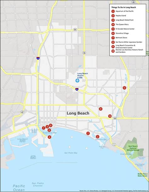Long Beach Zip Code Map - GIS Geography