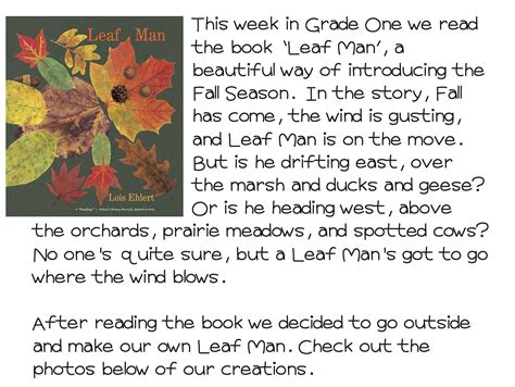 Leaf Man | Star of the Sea School | Surrey, British Columbia