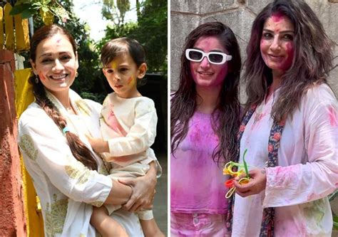 Holi 2024: Farhan Akhtar, Dia Mirza, Raveena Tandon and more Bollywood ...
