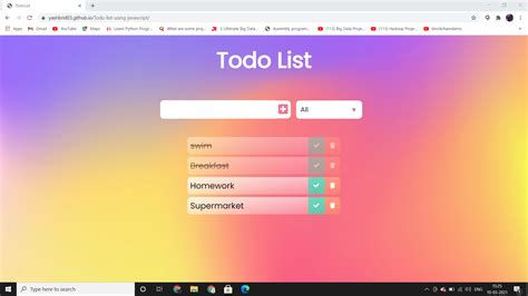 Image result for My to Do List Using JavaScript