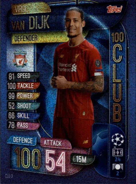 Buy 2019-20 Topps UEFA Champions League Match Attax 100 Club #CLU 3 ...