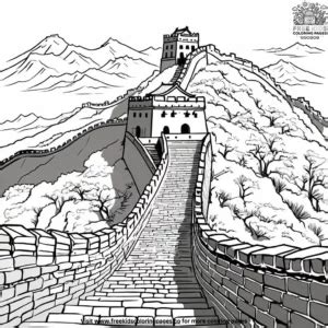 27+ Famous Landmarks Coloring Pages