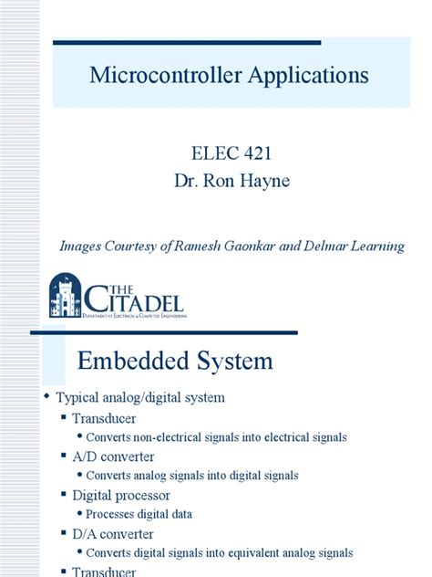 Microcontroller Applications Overview | PDF