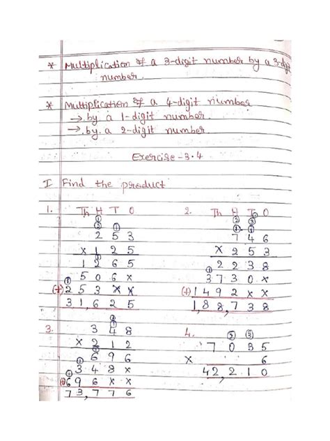 Image result for Multiplication Notes