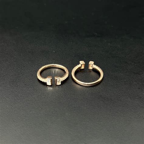 Ladies Toe Rings Rosegold baguette Stone – Silver Store Chennai