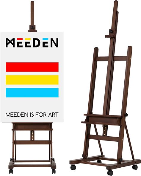 MEEDEN Large Easel Stand for Painting: Adjustable H-Frame Heavy Duty ...