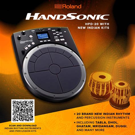 Roland India - HandSonic HPD-20 | Digital Hand Percussion