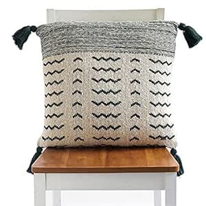 Buy Pluchi Amara- Natural & Forest Green Color Cotton Knitted ...