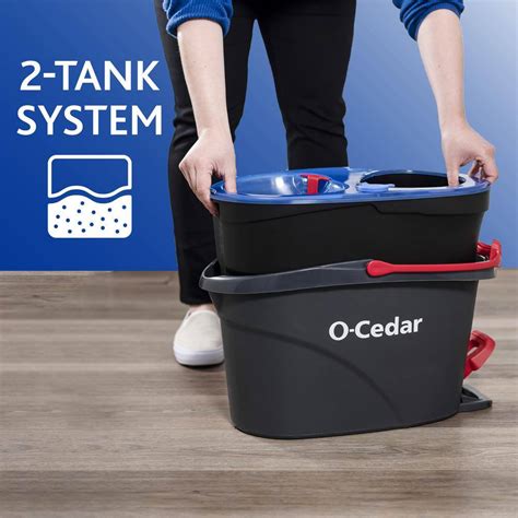 Buy EasyWring RinseClean Spin Mop with 2-Tank Bucket System Online at ...