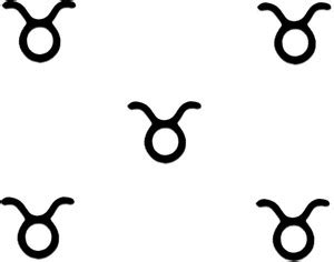 Comet Busters Sun Sign Taurus Bindis (BIN1076) Forehead Black Bindis ...