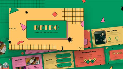 Fundo Retro Do Powerpoint