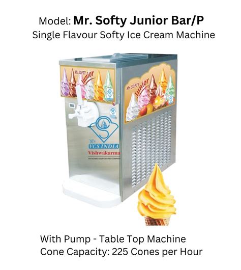 Best Manufacturer Of Mr Softy Junior Machine Pump Series In