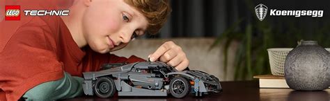 LEGO Technic Koenigsegg Jesko Absolut Gray Hypercar Building Set for ...