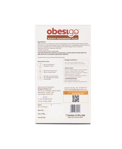 Obesigo BLCD Meal Replacement Weight Loss And Weight Management Plan 7 ...
