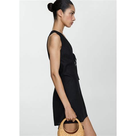 ミニワンピース .-- LUCY （ブラック） -MANGO - マンゴ公式オンラインストア