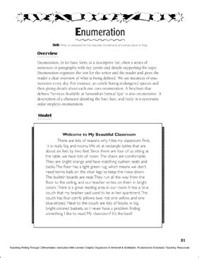 Example of Enumeration Format 的图像结果