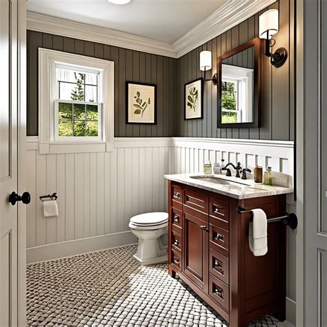 Wainscoting Small Bathroom Ideas