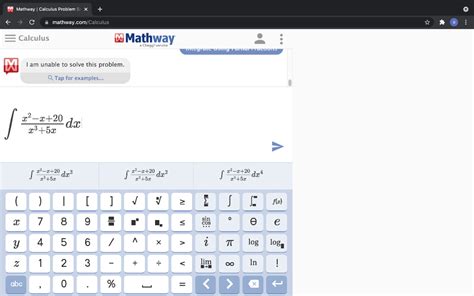 Mathway Calculus 的图像结果